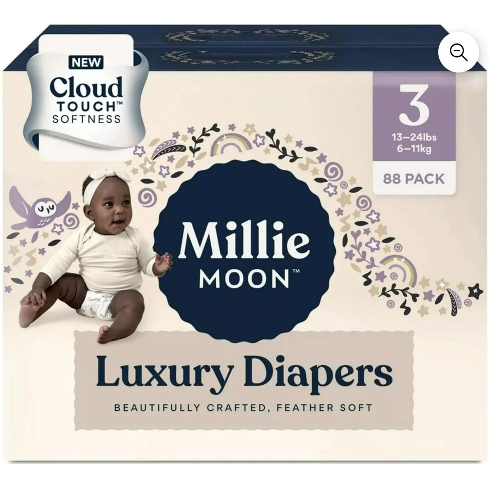 Millie Moon Luxury Diapers - Size 3. ,27 pack
